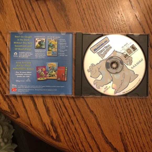 Disney monster inc PC video game CD rom windows 95/98 Vintage - Picture 3 of 3